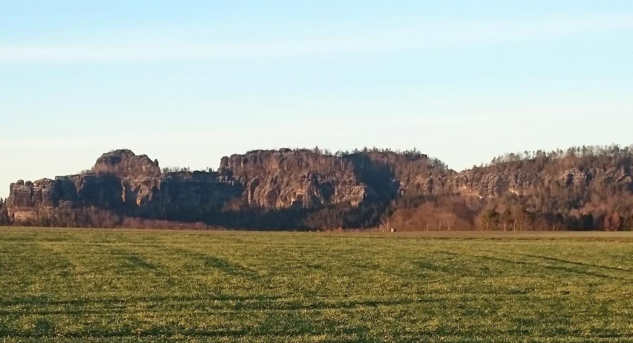 Ferienwohnung Zum Hirschgrund Schöna 外观 照片